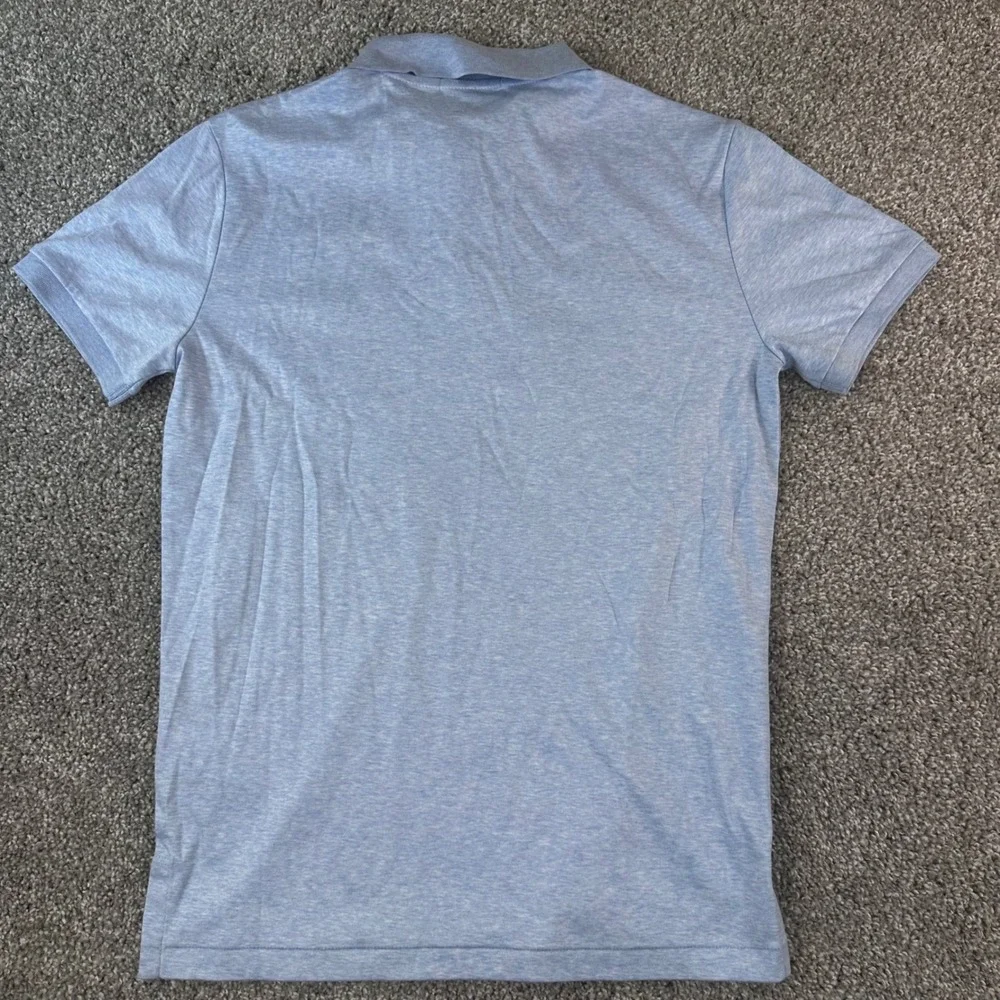 Polo Ralph Lauren Polo Shirt Mens Small Blue Custom Slim Fit Pony Knit NEW